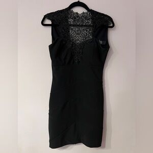 Windsor Body Con Dress with Lace
